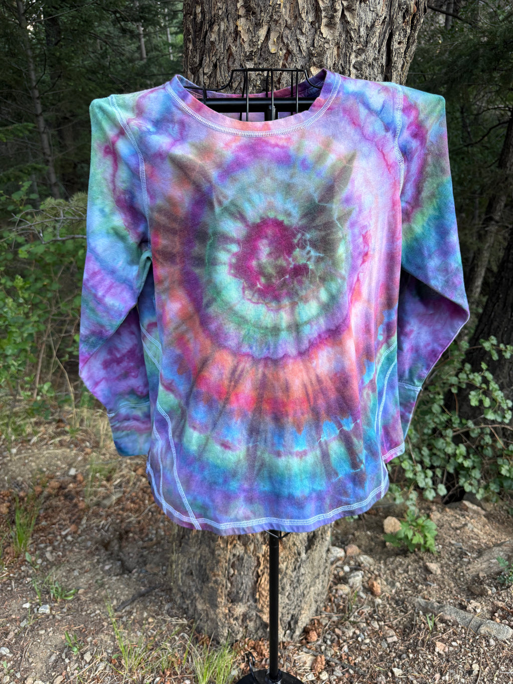 Long Sleeve Ice Dyed Burst - 1X