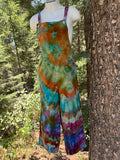 Tie-Dyed Overalls - Small