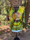 Long Sleeve - Green Burst - Large