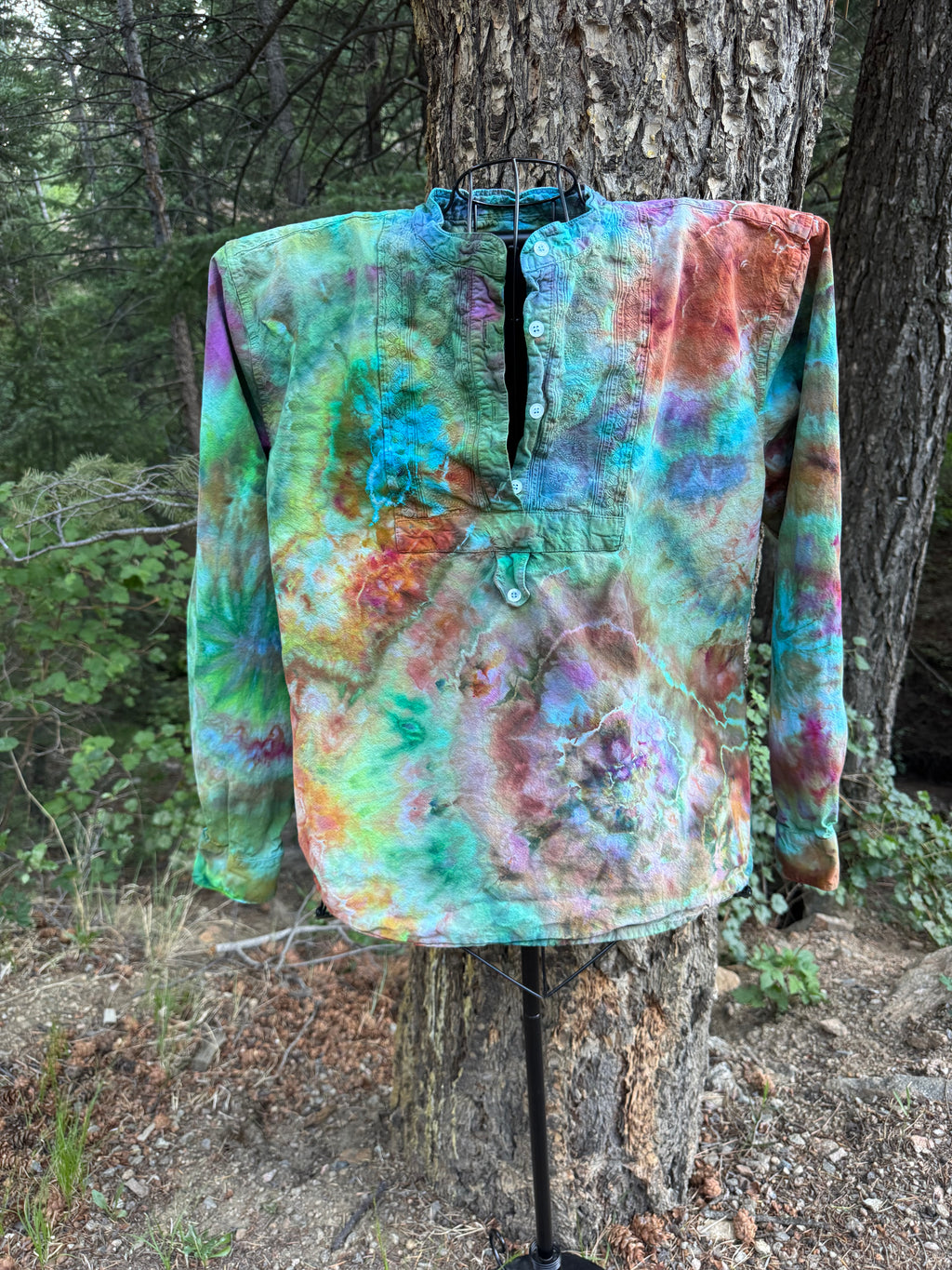 Peruvian Cotton Geode Ice Dye - XL