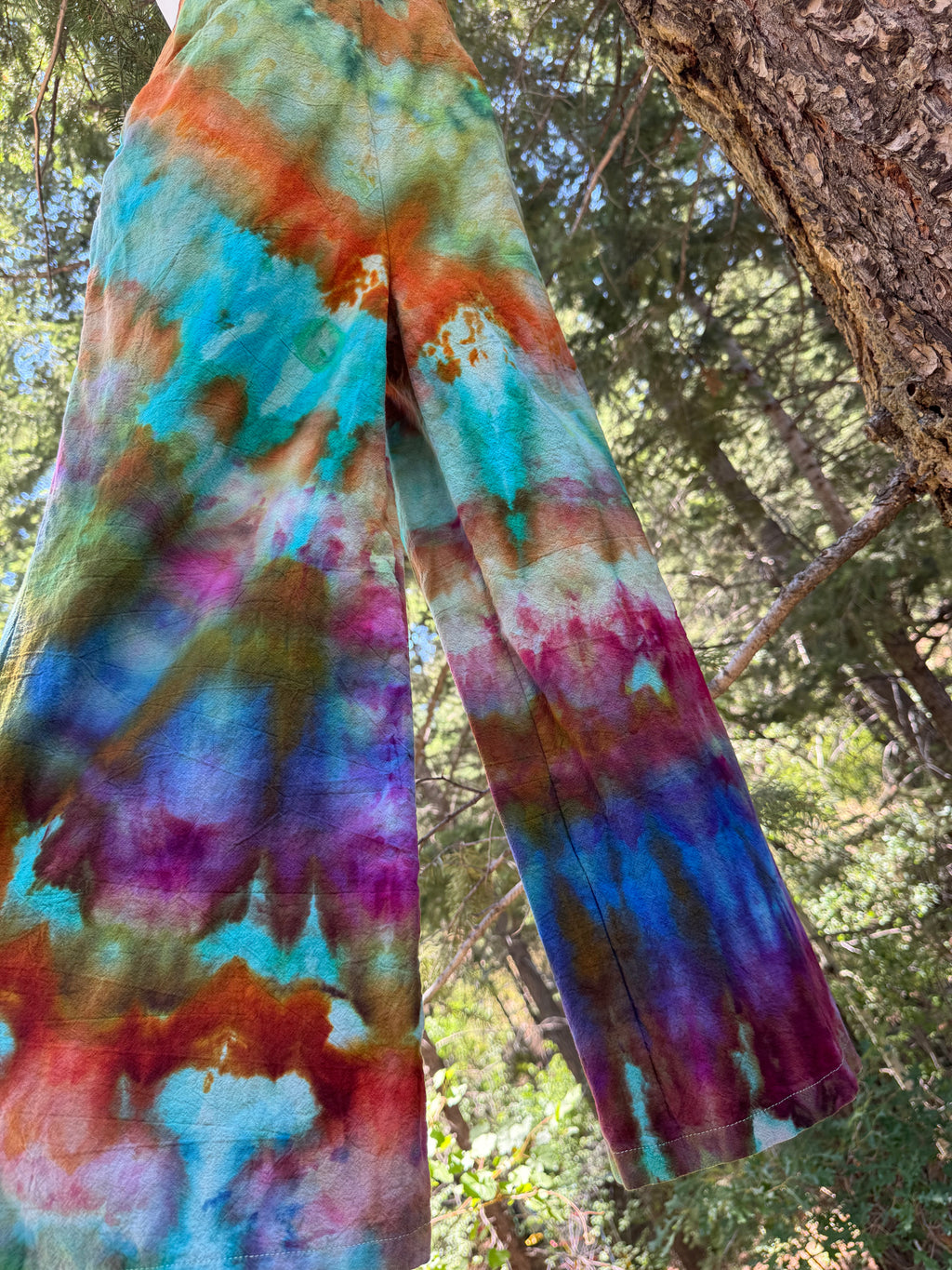 Tie-Dyed Overalls - Small
