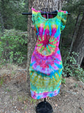 Knee Length Ice Dyed Dress - XS