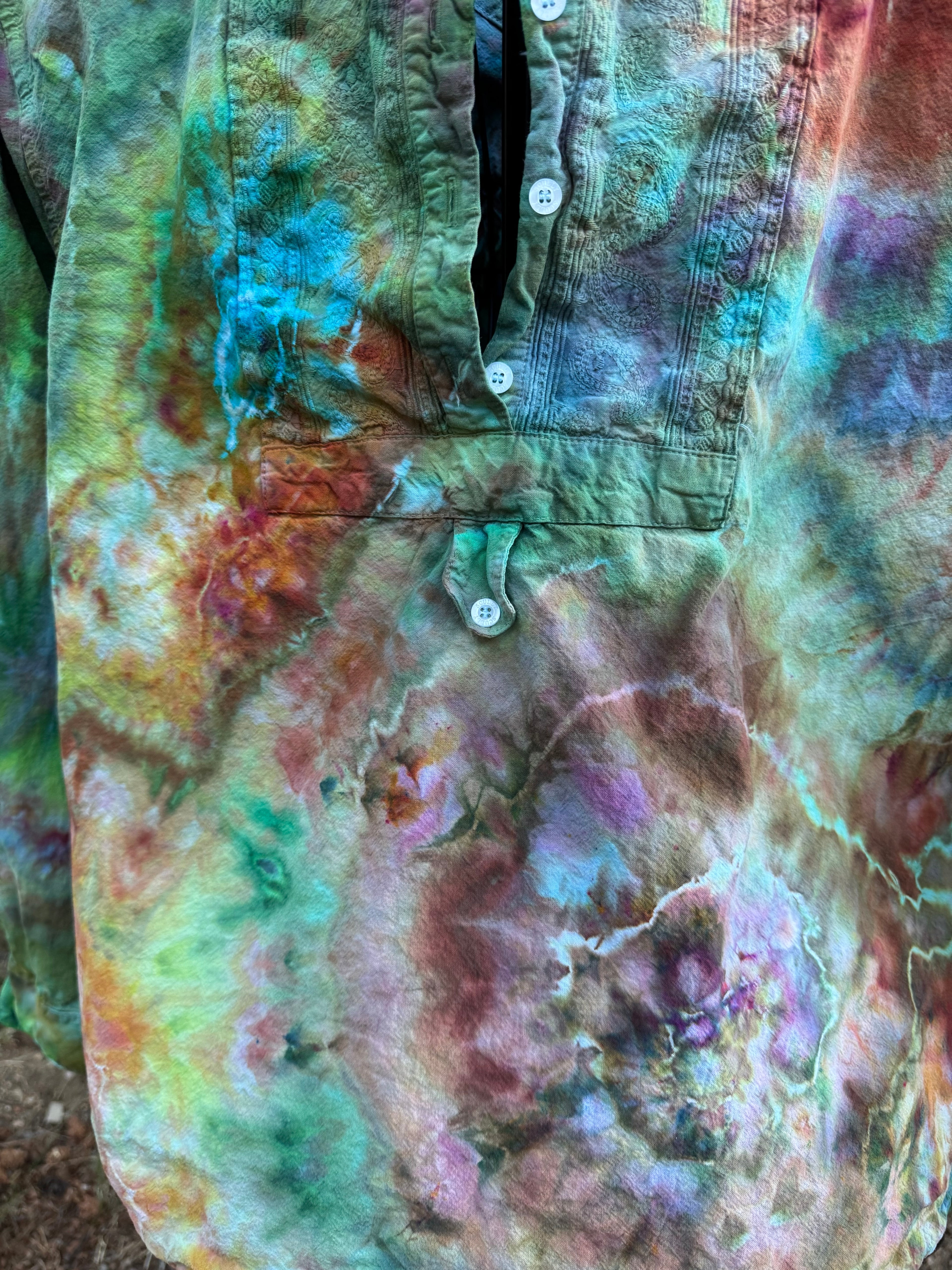 Peruvian Cotton Geode Ice Dye - XL