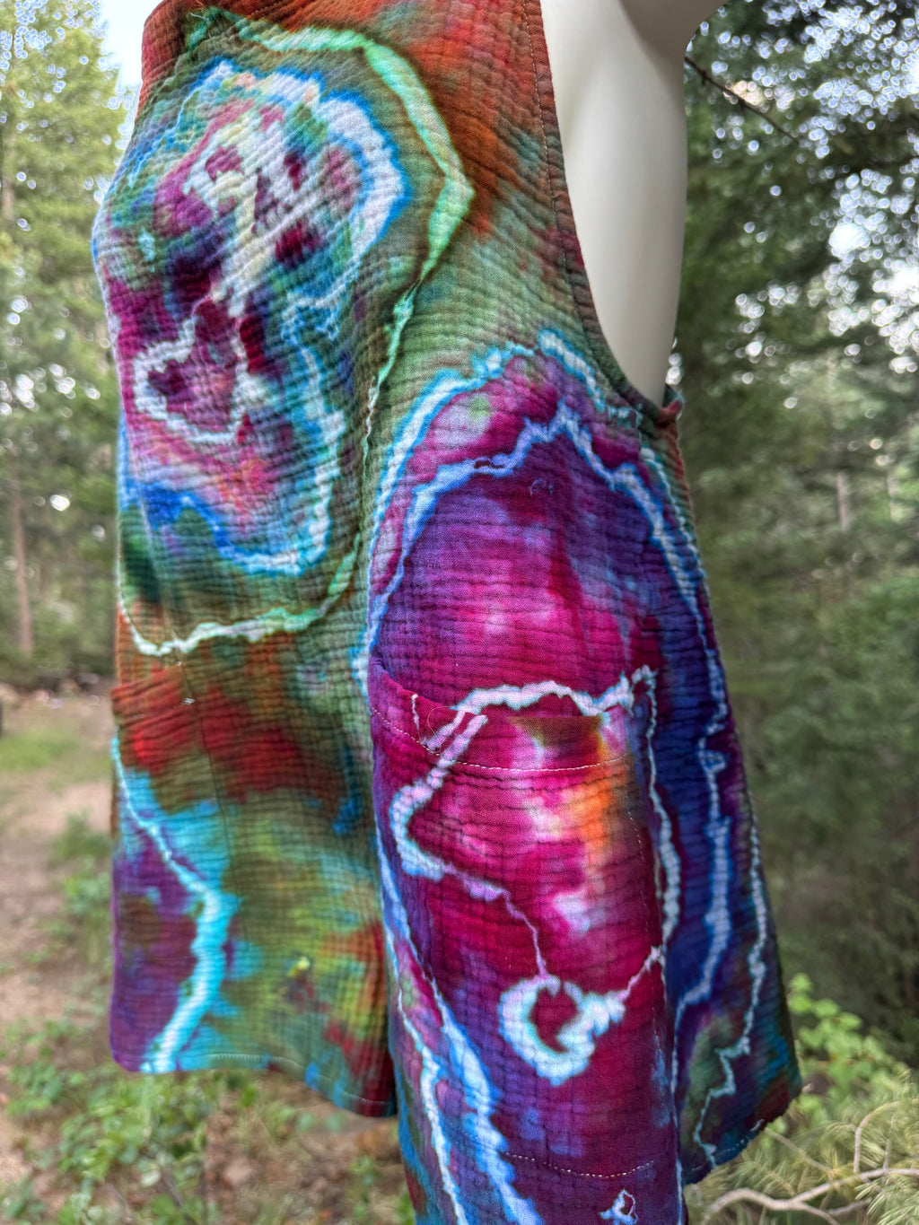 Geode Ice Dyed Romper - XL