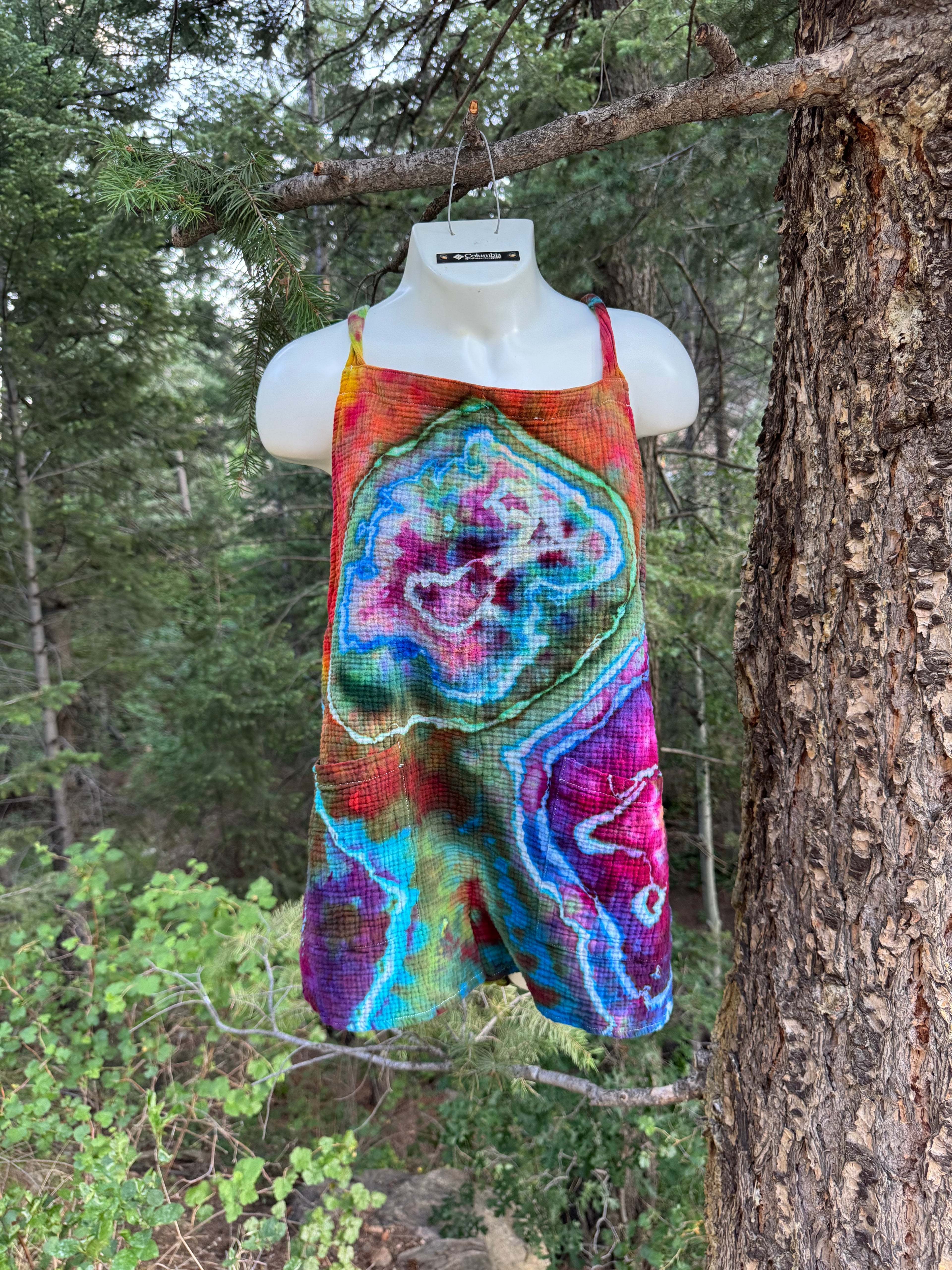 Geode Ice Dyed Romper - XL