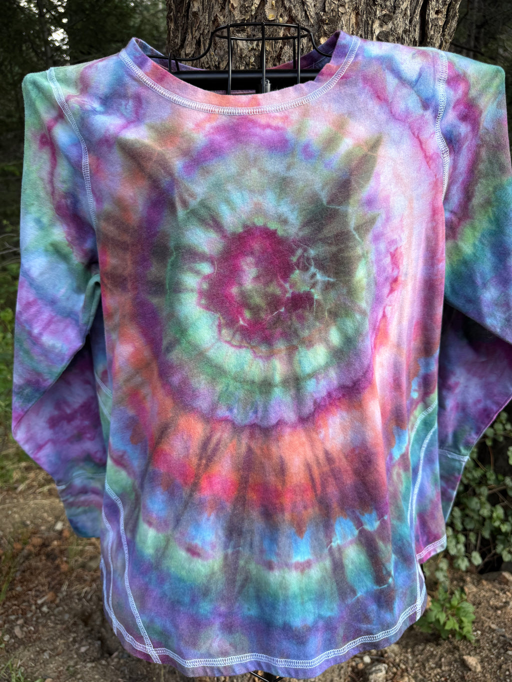 Long Sleeve Ice Dyed Burst - 1X