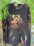 Long Sleeve T-shirt - Dancing Bear Reverse Dye - XL