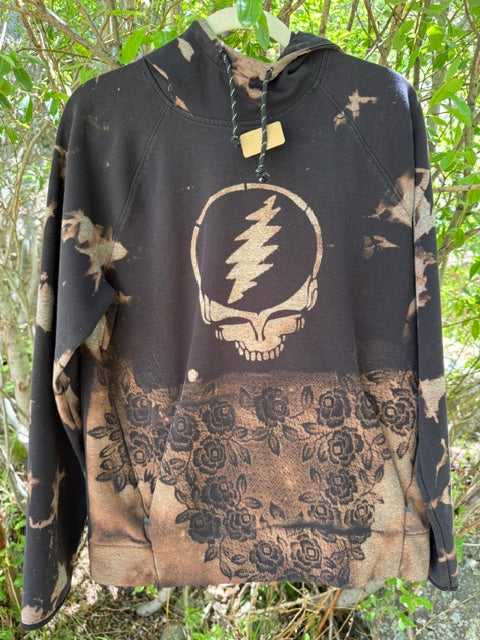 Reverse Dyed Hoodie - Steal Your Roses - Women's Medium