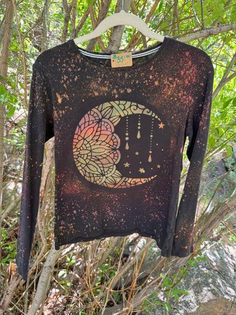 Long Sleeve Reverse Dyed MoonDrops - Medium