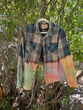 Reverse Dyed Flannel Shirt - Large