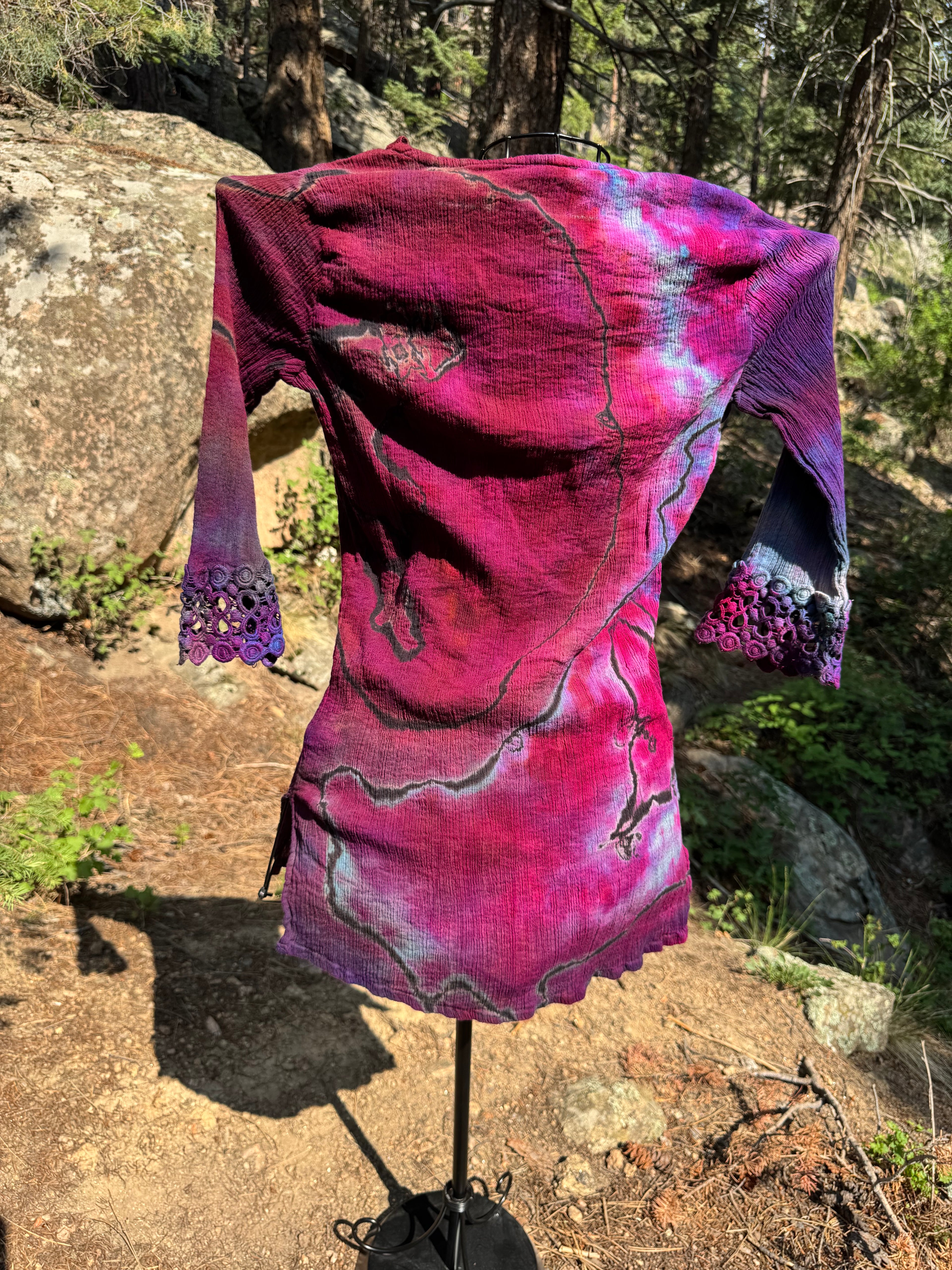 Geode Patterned Swimsuit Cover - MEDIUM