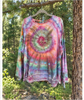 MMM-TD-005 pastel mandala asymmetrical tunic
