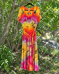 Mossy Mountain Mama MMM-TD-020 one-of-a-kind hand-dyed maxi dress
