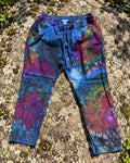 MMM-TD-081 hand ice dyed drawstring pants