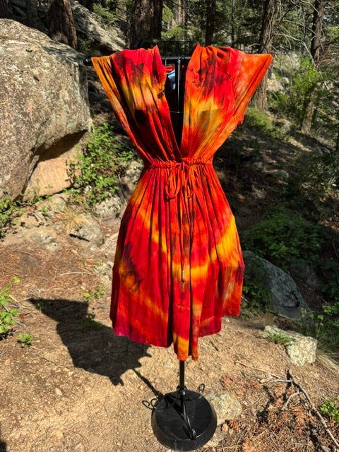 Hooded Swimsuit Cover - Reverse Dyed