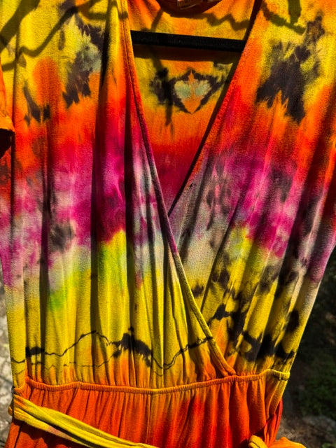Rainbow Reverse Dyed Jumpsuit